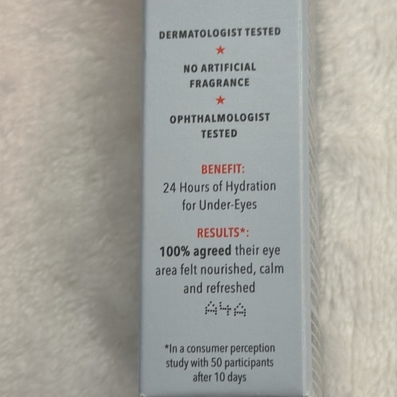 First Aid Beauty Hydrating Eye Cream With Hyaluronic Acid 15 ml New - Picture 4 of 6